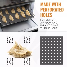 INFRAOVENS Reusable Liners for Toaster Oven Air Fryer 9 x 11 Accessories Compatible with...