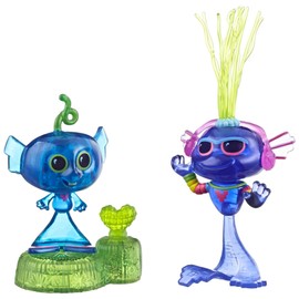 Trolls World Tour Techno Reef Bobble Set with 2 Figures, Movie-Inspired Toy, Poppy Character, Age 4+