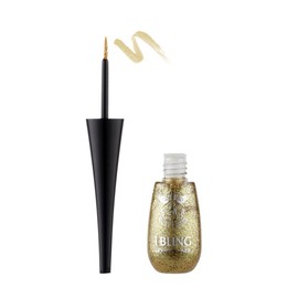 Ruby Kisses Bling Glitter Eyeliner, Glitz N' Gold