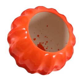 Totority Modern Ceramic Pumpkin Vase Creative Flower Holder for Aesthetic Home Decor Unique Tabletop Decoration for Office Living Room Kitchen