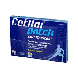 5 x Disposable Plasters Cetilar Patch for Muscle Work and Curtains