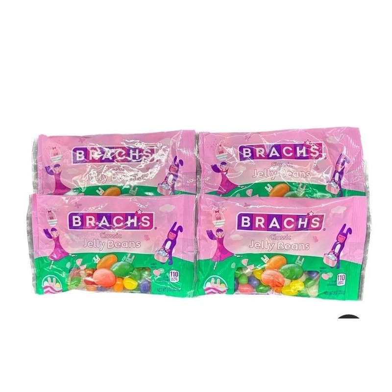 Brach's Classic Jellybean Candy Jelly Bird Eggs 9oz Bags LOT