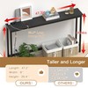 FAMIDGE 35'' High Behind Couch Table, Narrow Console Table with