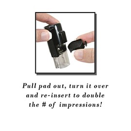 ExcelMark Lips Self-Inking Rubber Stamp (A17-Red Ink)