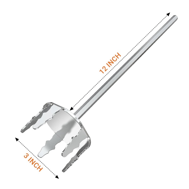 onlyfire 3 Inch Pork Puller, Upgraded Ultra-Sharp Stainless Steel Meat