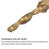 sourcing map Combination Drill and Tap Bit, 1/4" Hex Shank