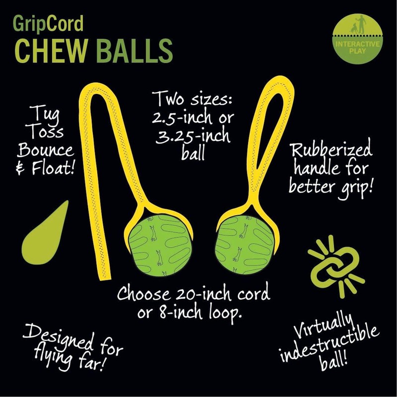 Starmark GripCord Chew Ball Cord Medium