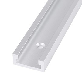300 mm T Track Aluminium Alloy T Groove Rail T-Rail Ramp T-Slot T-Slot Mitre Rail T-Slot Rail T-Track with Self-Tapping Screws for Woodworking Milling Table T-Screw