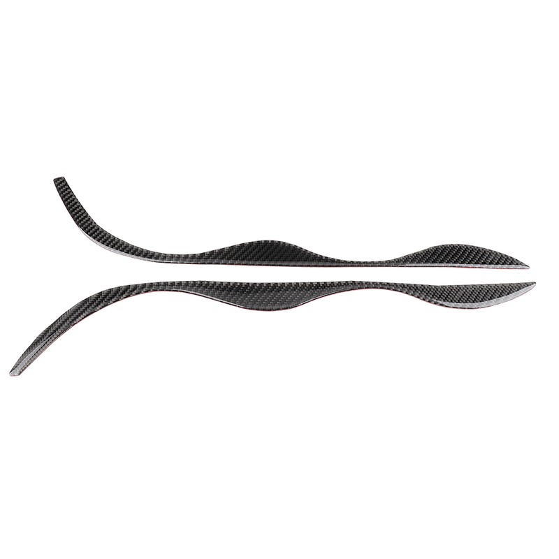 Carbon Fiber Headlight Eyebrows Trim Sticker Fits for E46 323i