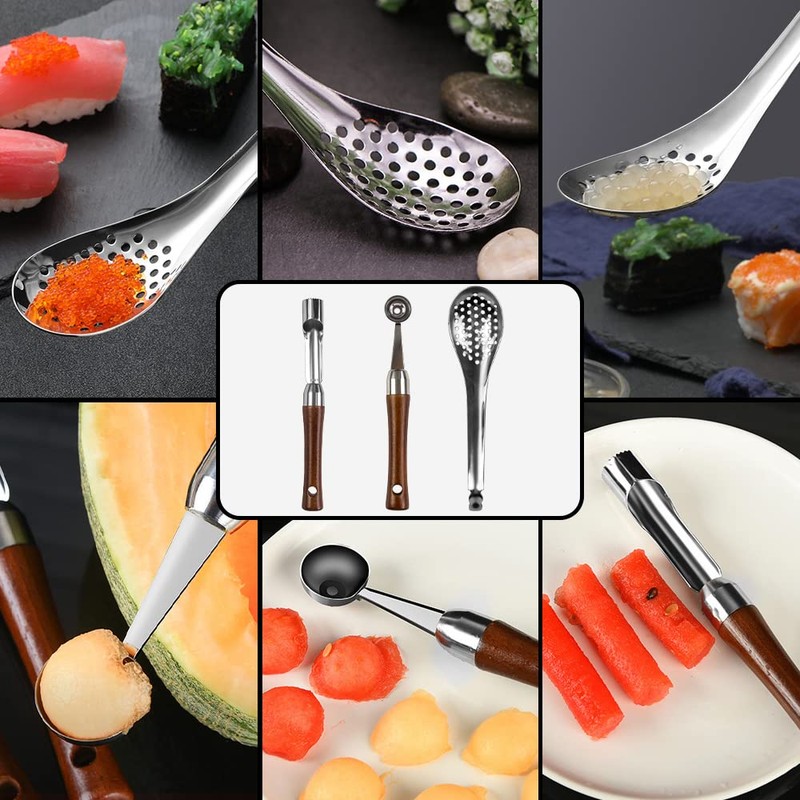 DUEBEL 13 Piece Professional Chef Culinary Plating Kit - Stainless