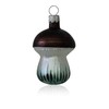 Lauschaer Glas Christmas Tree Decoration Mushroom with Brown Hat Christmas