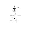 FHC J4595 Step-On Door Holder - Diecast Aluminum - Spring-Loaded