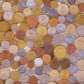 10 Old Coins Made in 90's. Different Collectible Coins from Nineties 1990-1999