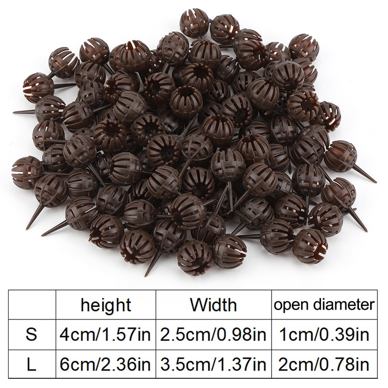 100pcs/ Set Reusable Portable Fertilizer Cover Box Basket for Bonsai