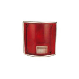 For Chevy Blazer Rear Tail Light Lens 1973-1991 Driver Side w/Chrome Trim GM2800122 | 5968329