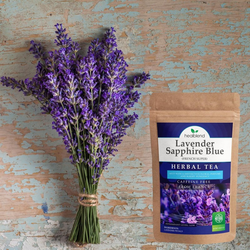 Organic Lavender Sapphire Blue Herbal Tea - Natural Rich Source