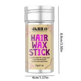 Hair Wax Stick for Styling, Smooth Hair Wax for Men & Women, Professional Hair Styling Product, Adds Hold, Texture & Shine, Hair Care Tool