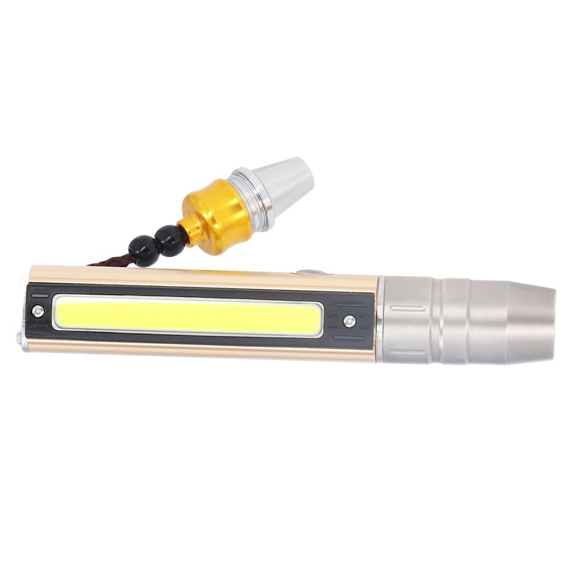Gemstone Light 3 LED 1 COB USB Charging Aluminium Alloy
