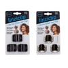 Linziclip Mini pinza de mandíbula para el cabello, negro y