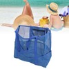 Mesh Beach Bag with 8 Pockets Waterproof Large Capacity Portable