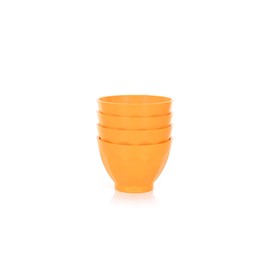 Mintra Home Unbreakable Bowls and Trays (Bold Collection), Saffron, (Small Bowl 4pk - 250ml (8oz)