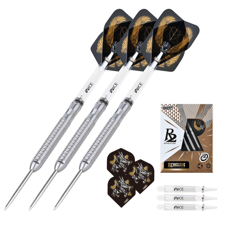 ONE80 Steel Darts R2 Revolution R2 Interchange Re-Negade 2.35 mm