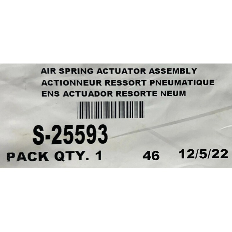 HENDRICKSON S-25593 Genuine Hendrickson Air Spring Actuator Assy OEM -
