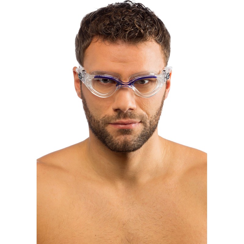 Cressi Man Flash Goggles - Separate Eyepiece Swimming Goggles with