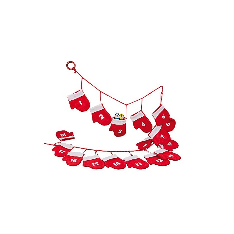 Happy People Tib 42765 Heyne Advent Calendar Gloves, approx. 180