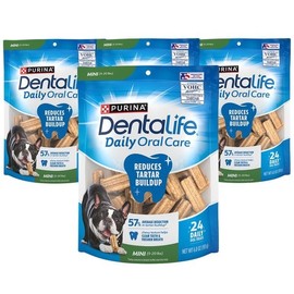 Purina Dental Life Mini Dog Dog Dental Gum Tartar Removal Dog Gum 193g x 4 / 퓨리나 덴탈라이프 미니 독 강아지 덴탈껌 치석제거 개껌 193g x 4개