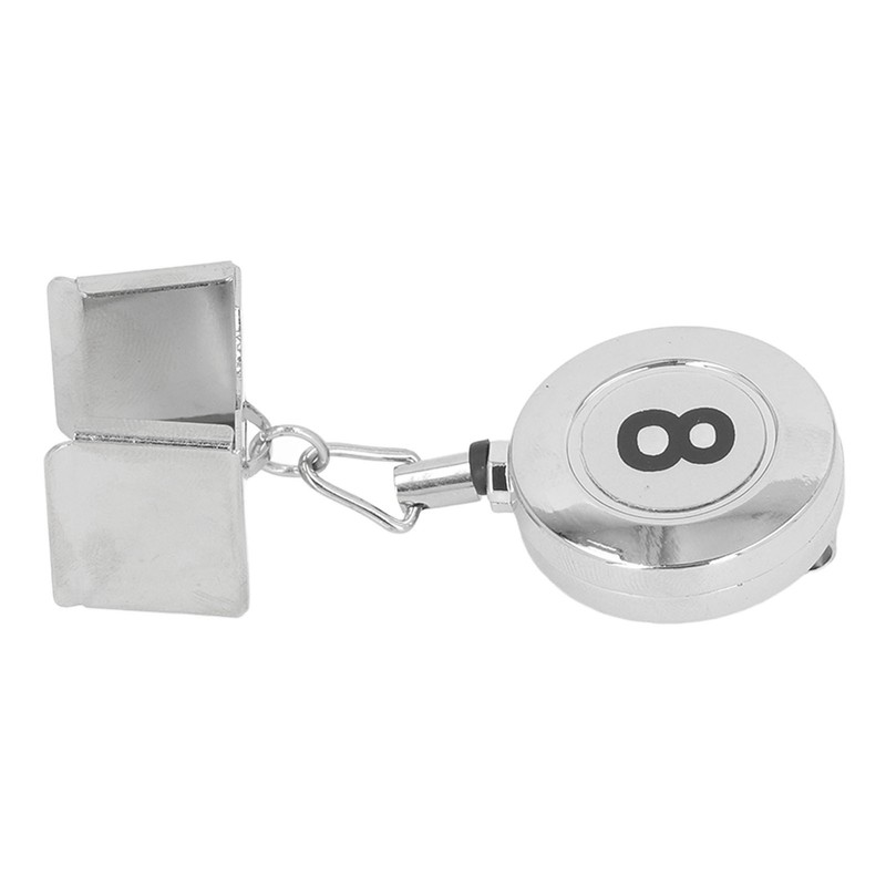 Billiard Cue Chalk Holder Metal Retractable Pocket Pool Cue Chalk