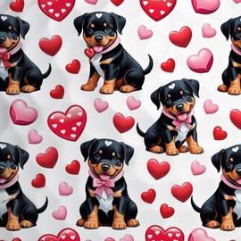 CafePress Rottweiler Puppies Dresses for Valentines Day Novelty Golf Balls (Pk of 6)