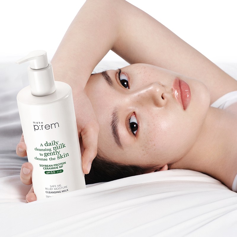 Make P:rem [2-Pack] Safe Me Relief Moisture Cleansing Milk Jumbo