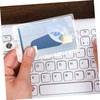 COHEALI Card Sleeve Keyring Id Badge Holder 6 Pack Material