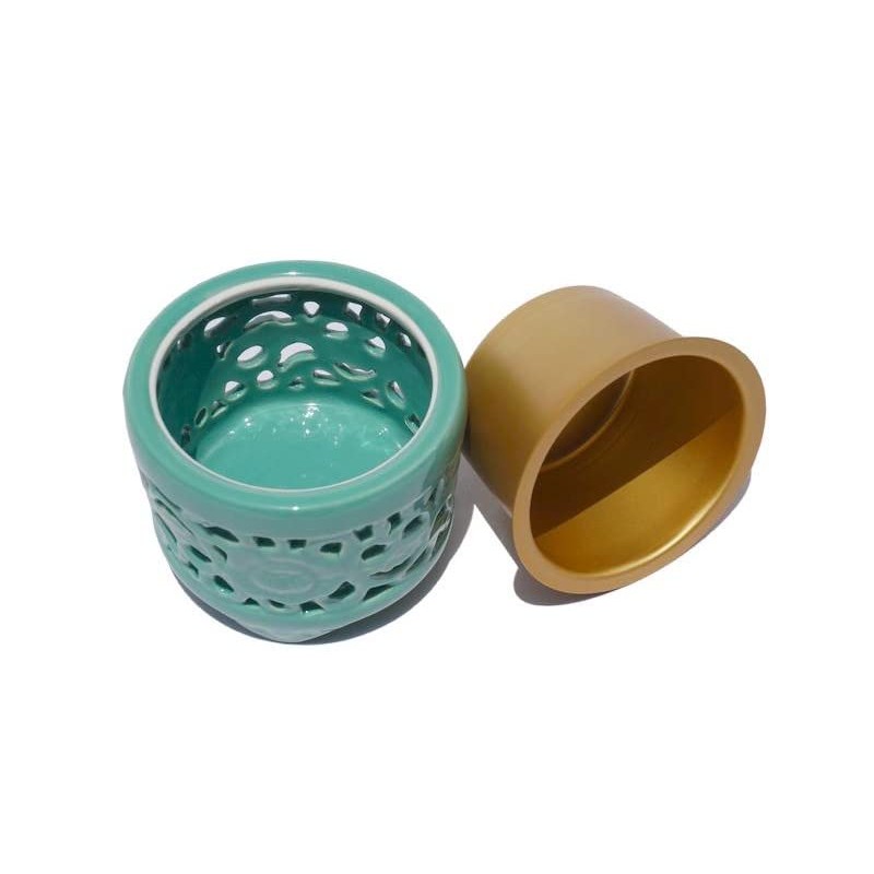 Transparent Incense Burner, 3.0 inches (Pure Land Shinshu Sect Otani