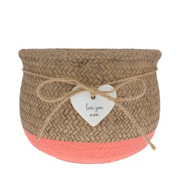 Pavilion Gift Company - Love You Mom - 8.5" Flower Pot Plant Holder Mommy Mama Mother