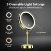 Nicesail 8” Rechargeable LED Magnifying Makeup Mirror with 3 Color