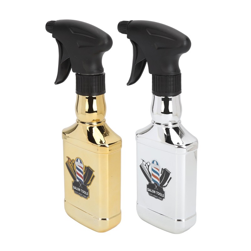 2pcs Empty Spray Bottles 500ml Adjustable Spray Fine Mist Hair