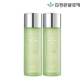 Kim Jeong-moon Aloe 큐어 알로에 모이스트 카밍 토너 130ml 2개 Cure Aloe Moist Calming Toner 130ml x 2