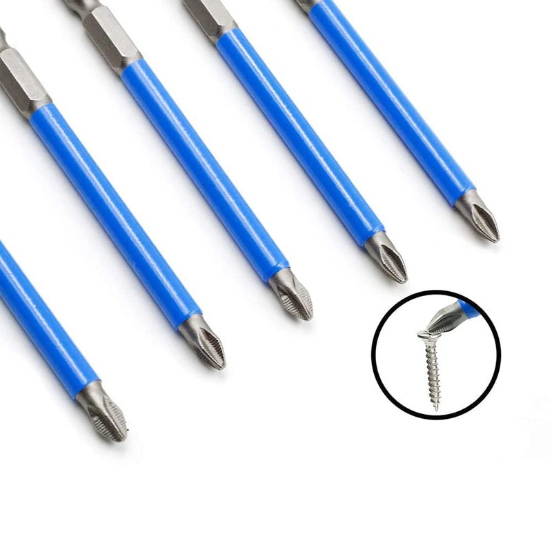 CENPEK 7Pcs Anti-Slip Drill Bit, Bits Set Hand Tools Screwdriver