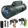 10X42 HD Monocular Telescope for Adults, High Powered Compact BAK-4