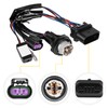 810003 Headlight Conversion Wiring Adapter Harness Assembly Kit for Ram