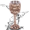 Catacombs Goblet Skull Cup with Spine Handle Decorative Horror Fantasy