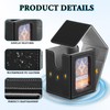 CardNovux Card Deck Box with Commander Display, Storage Box Holds
