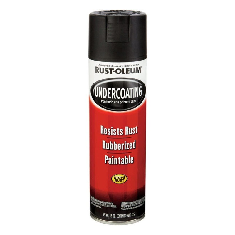 Rust-Oleum 248657 Rubberized Undercoating Spray, 15 oz, Black