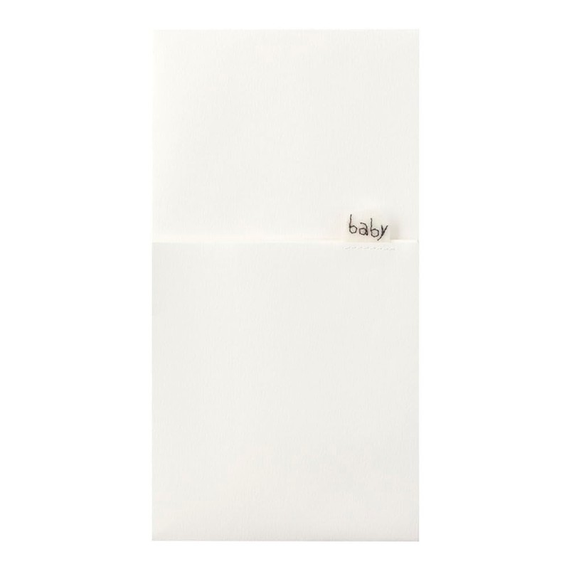Midori 25086006 PC Gold Seal 086 Baby Shower Gift, White