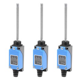 uxcell ME-9101 Flexible Coil Spring Rod Momentary Limit Switch ME-8167 1NC+1NO 3Pcs for CNC Mill 3D Printer Door Switch