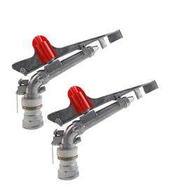 HOTSTORE 1.5" Agriculture Irrigation Spray Gun Sprinkler Large-Area Irrigation Spray Gun Garden Farm Watering Sprinkler 360° Adjustable Watering for Farms, Orchards, Tea Gardens, Forestry,Pack of 2