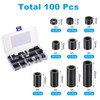 PATIKIL M5 Nylon Spacer Set, 100 Pieces Non-Thread Spacers Made
