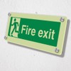 V Safety Final Fire Exit Man Left Glow in the
